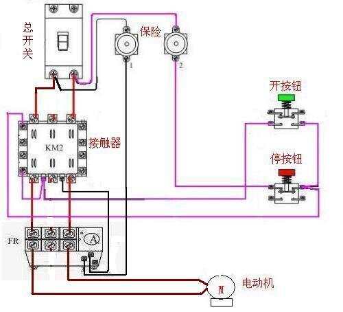 模具配件与220接触器接水泵压力罐怎么接