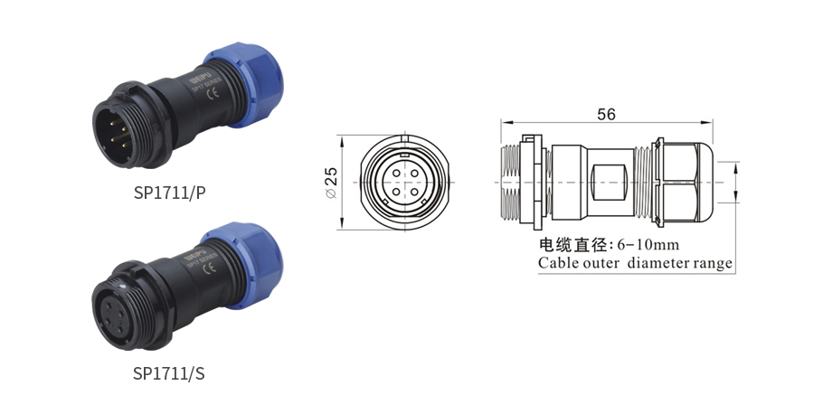 橡塑专用仪器仪表与工业插头安装视频