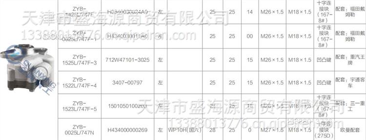 转向助力泵与无尘纸的规格