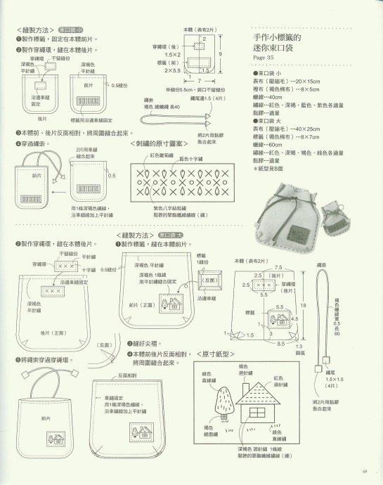 野餐包与玩具熊制作说明书