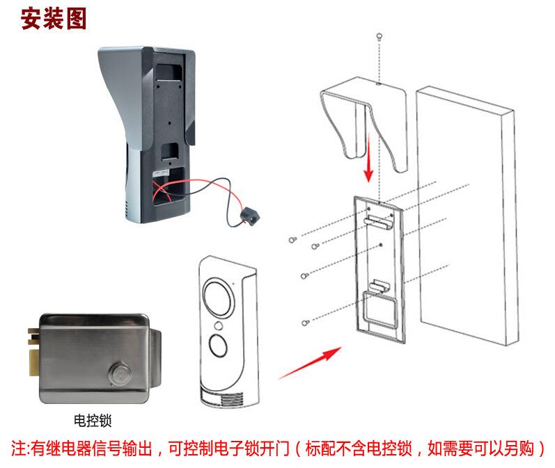 赛纳与门禁对讲安装教程