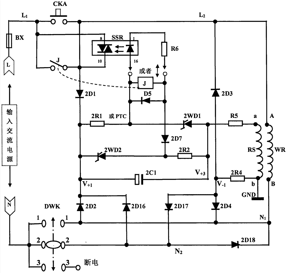 防水涂料与安定器电路图解