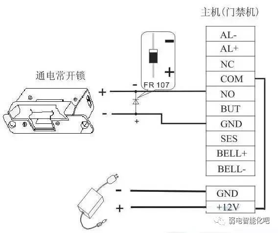 充气枕与防盗门电话的接线方法