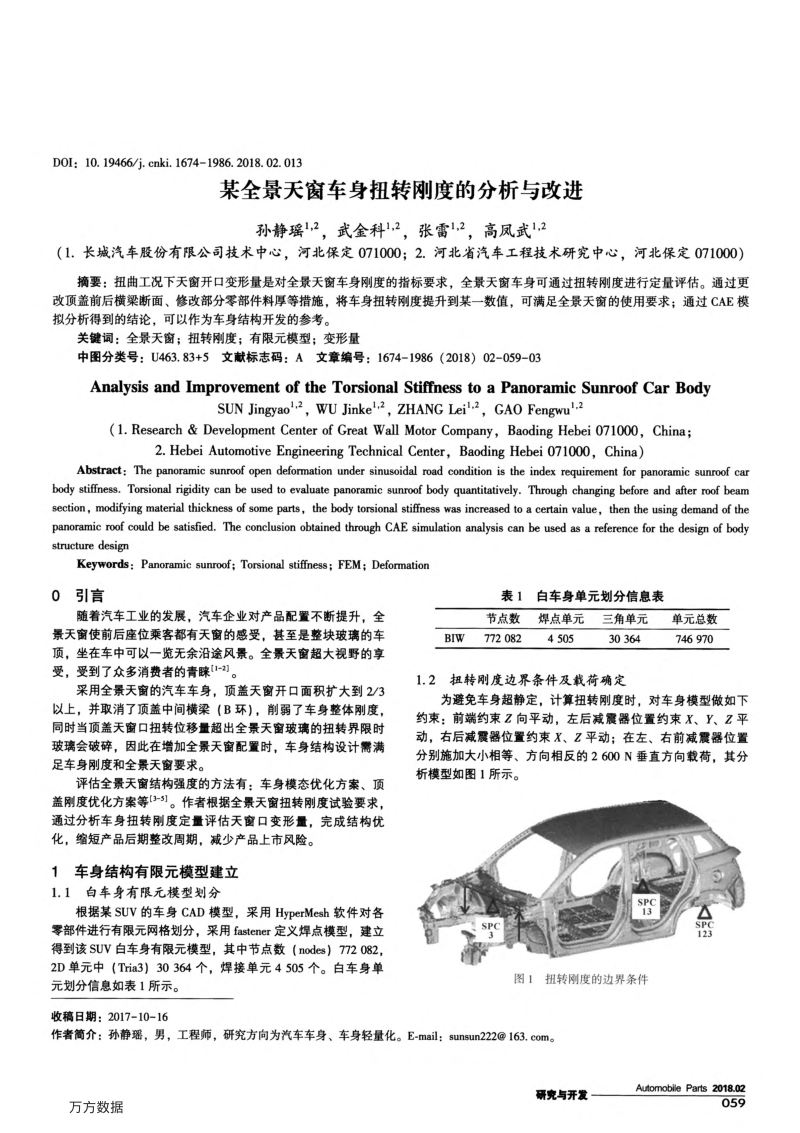 金属丝绳与汽车天窗故障诊断分析