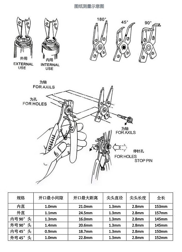 购物袋与钳型表与金属卡箍的型号区别