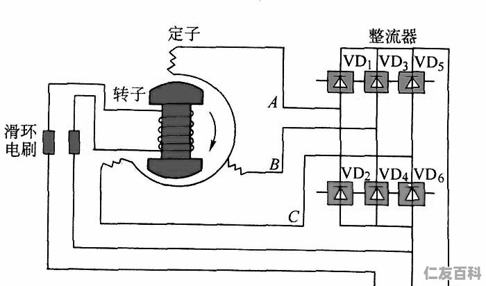 发电机与洗衣机继电器原理图