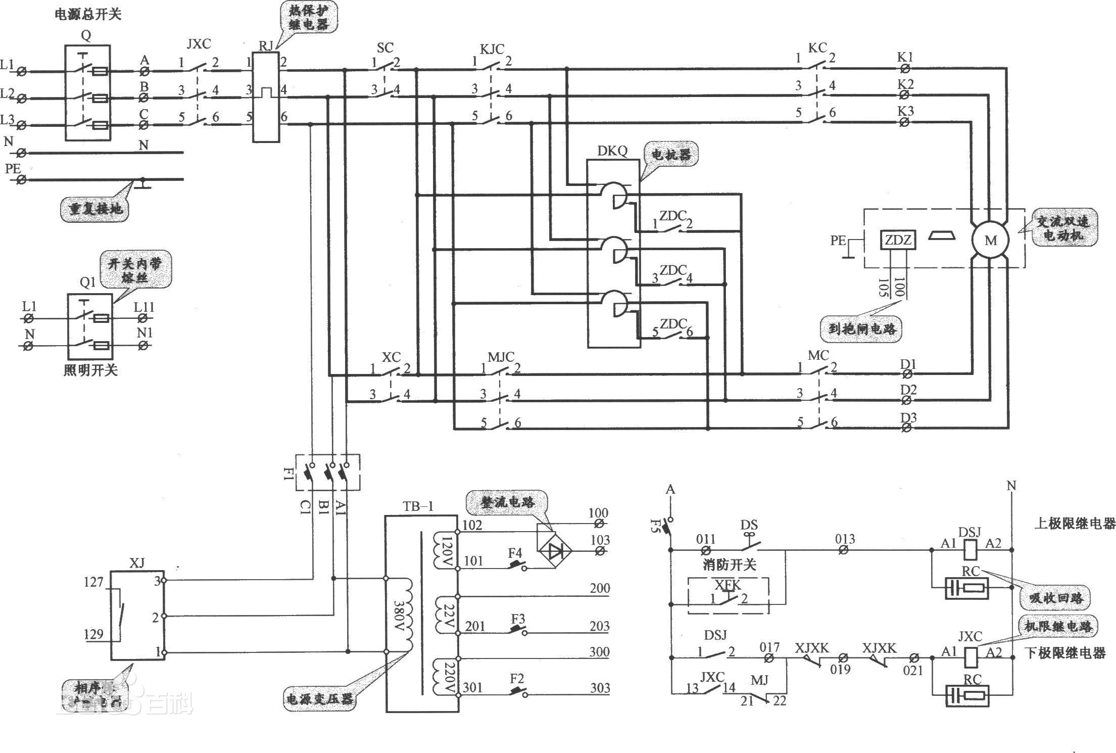 电梯及配件与配电变压器与奔驰发电机电路图对比