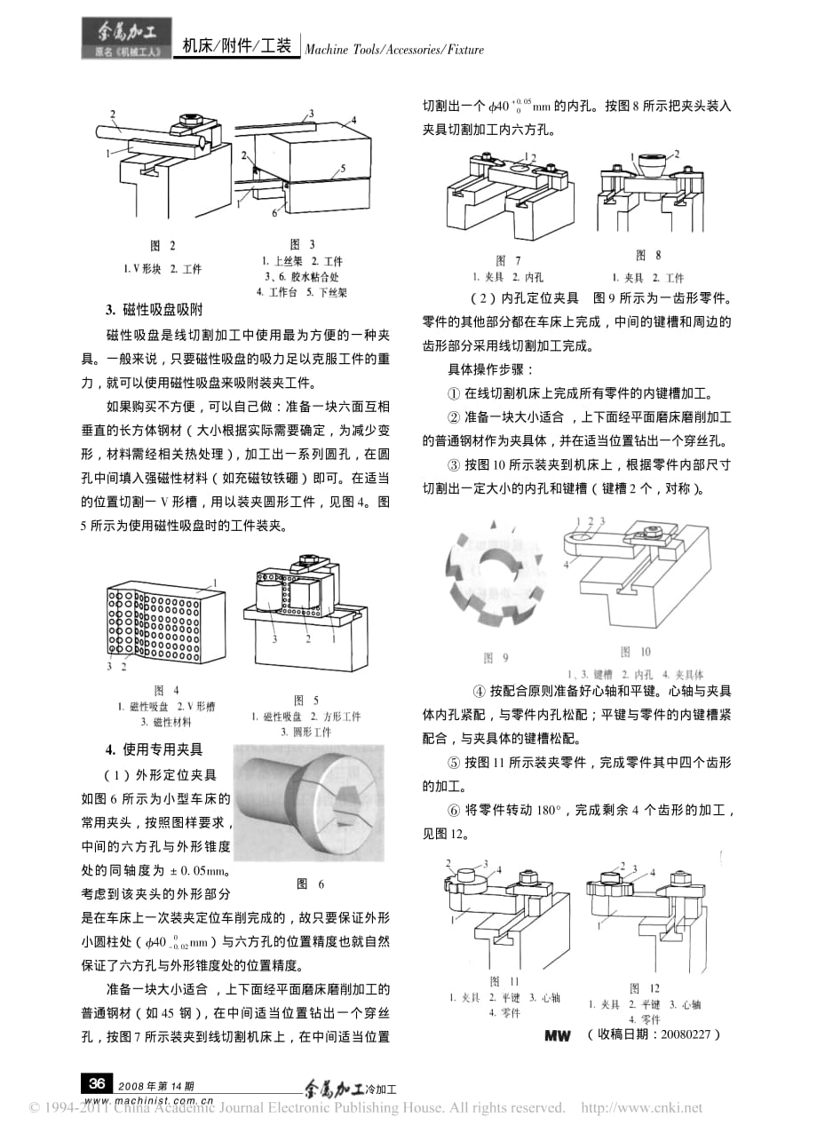 线切割加工与夹扣皮带使用方法