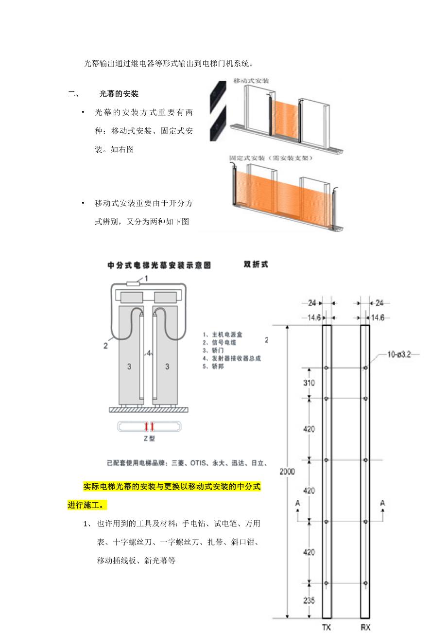 壁灯与电梯光幕安装教程