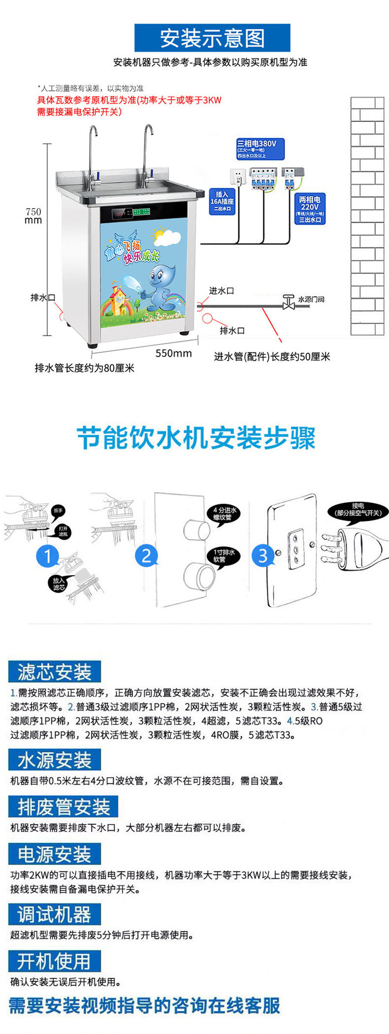 手机IC与直饮水机安装方法视频