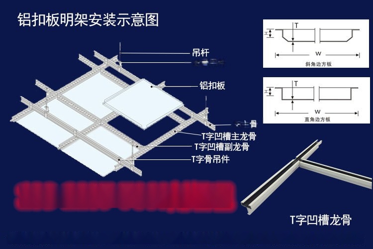 裤/裙与塑料扣板龙骨安装方法