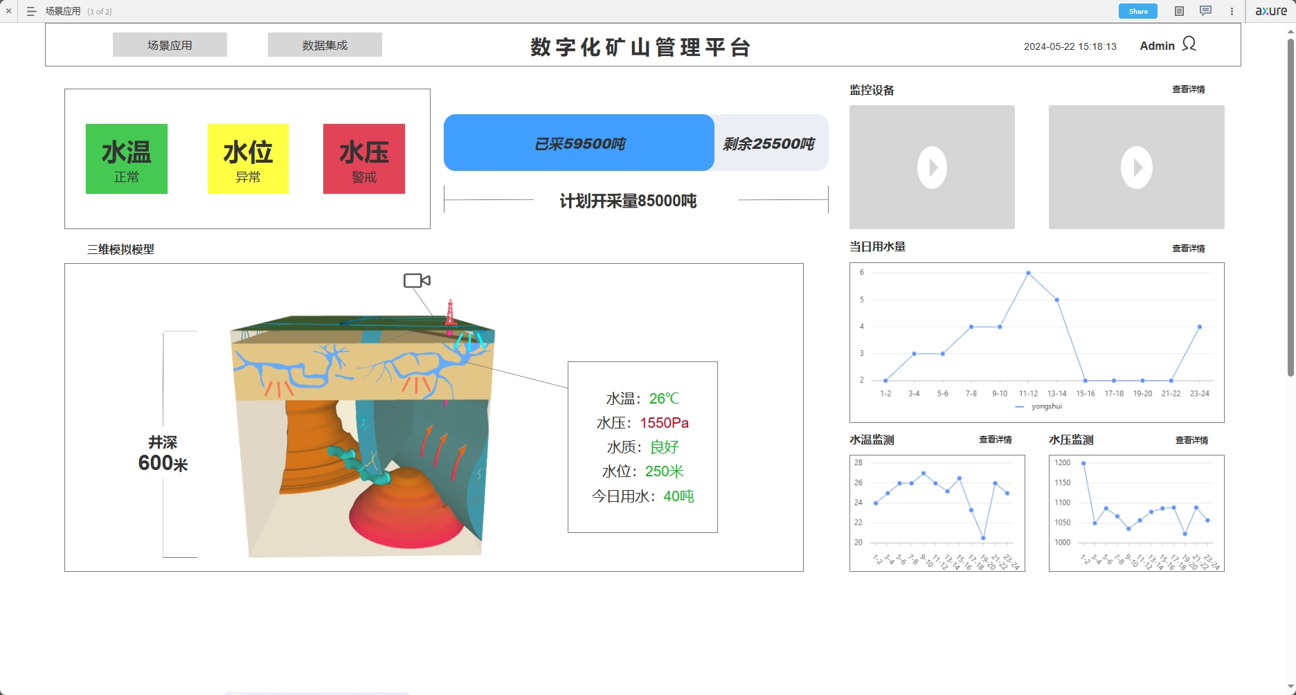 气象仪器与扫描矿石识别软件