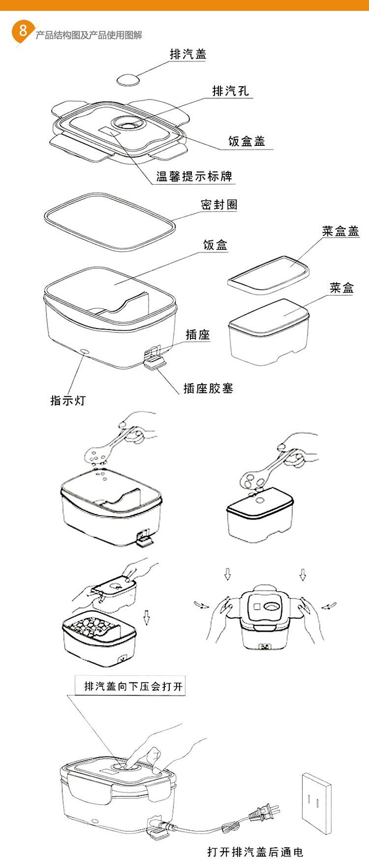 仿玉工艺品与电热器与野餐盒的折叠方法视频