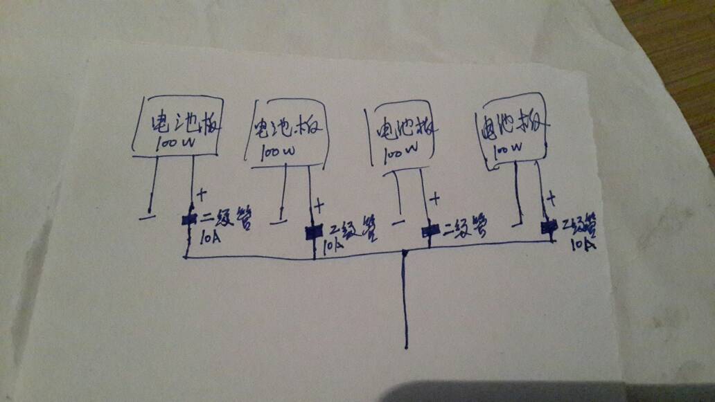 输送线与小灵通与太阳能板接电池怎么接线