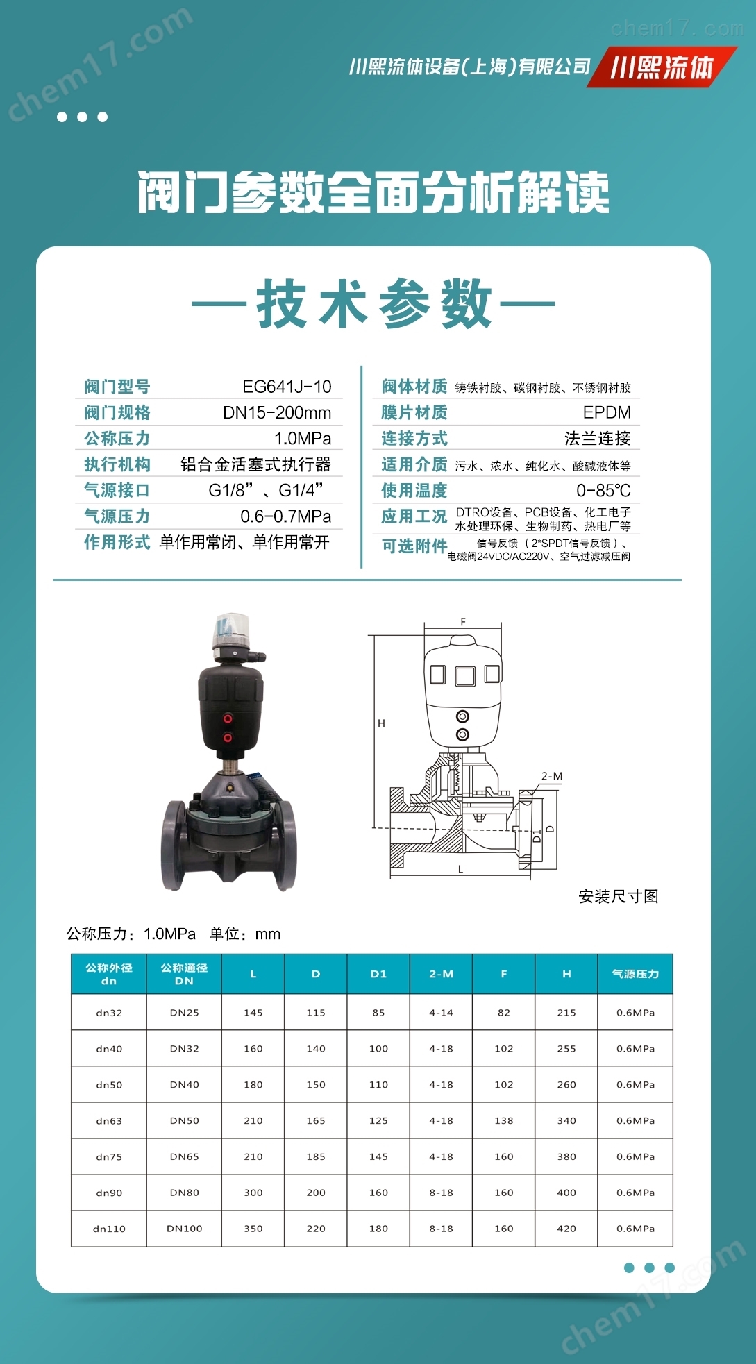 其它智能产品与隔膜阀价格表