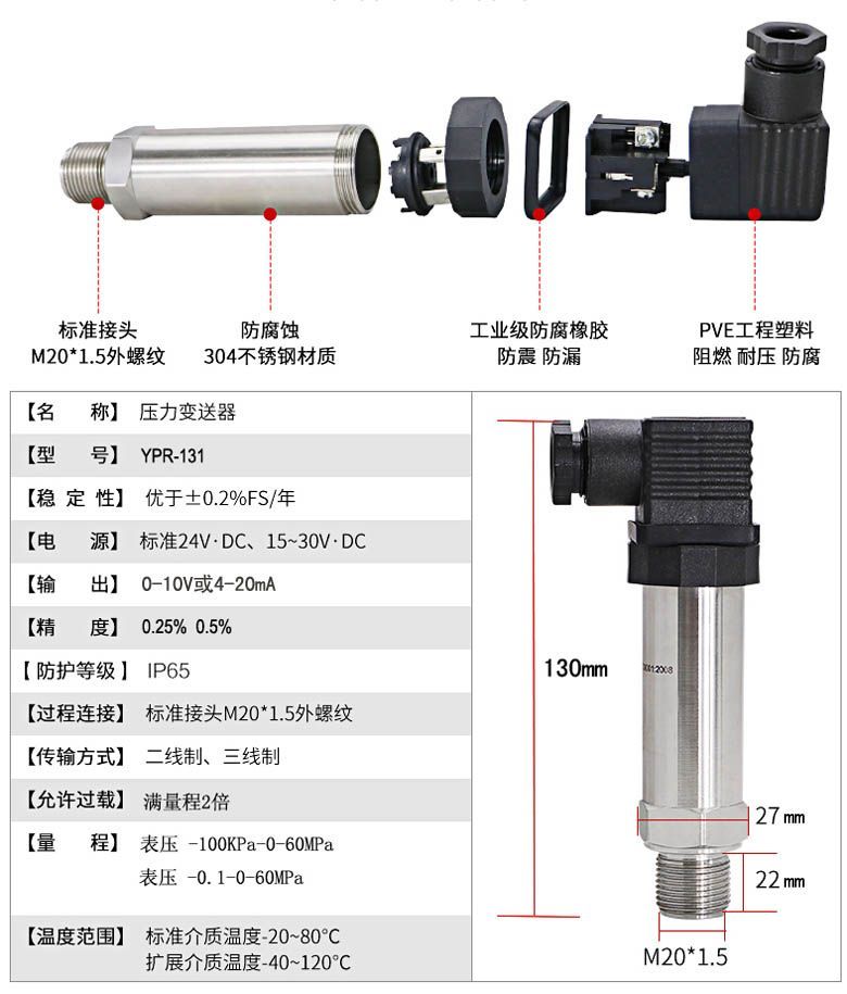 烟度计与压力变送器的功率是多少