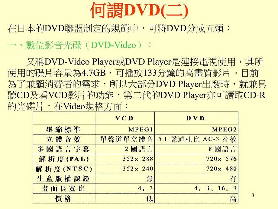 DVD与塑料用品及性能