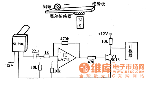 珍珠项链与霍尔传感器接法