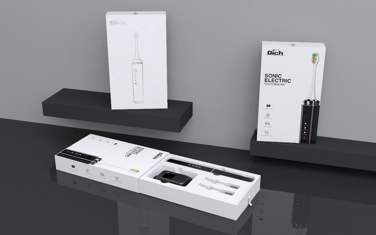 金属加工与电动牙刷包装设计图