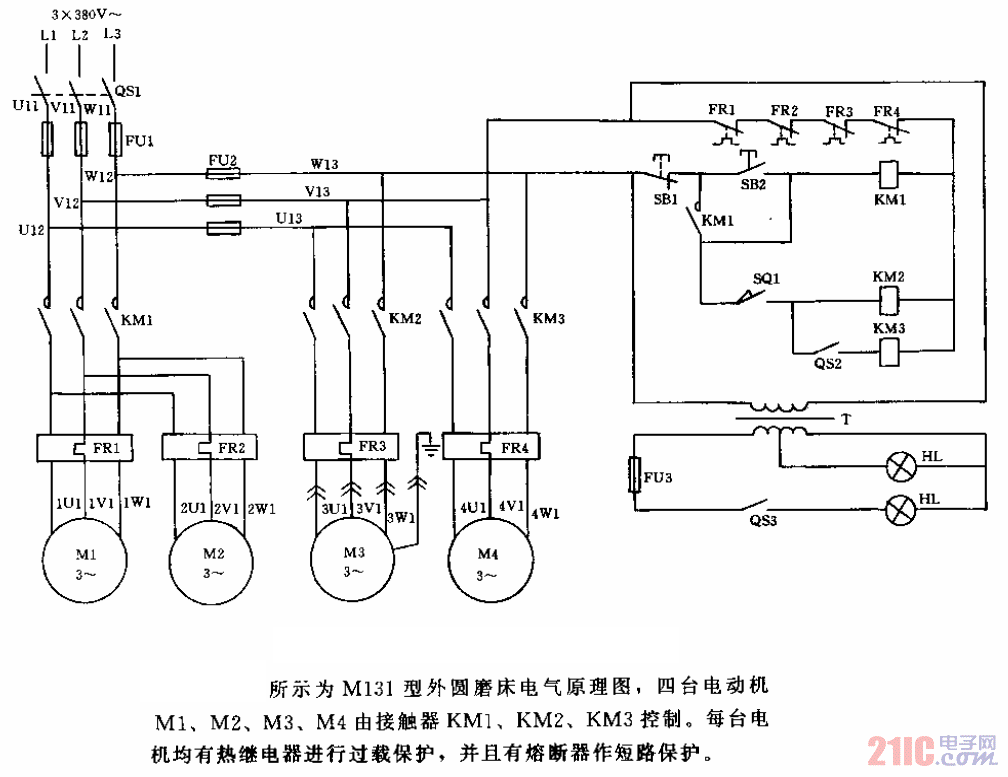 丝线与砂磨机电气原理图