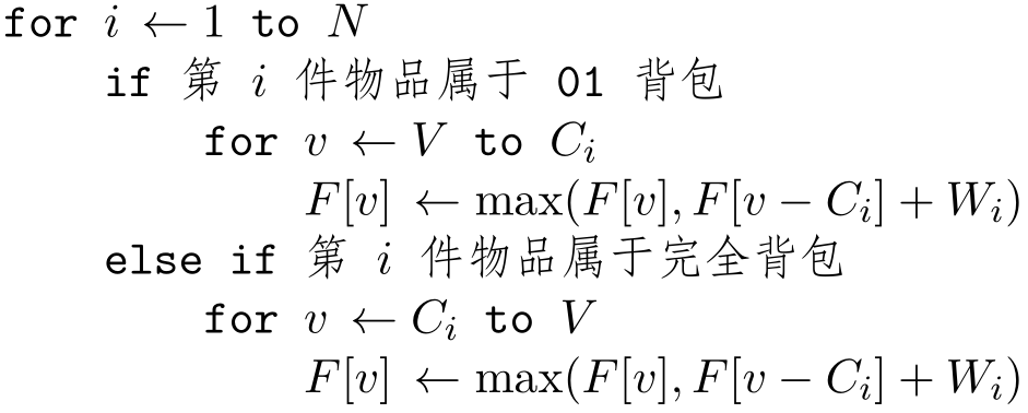 力学计量标准器具与旅行背包问题