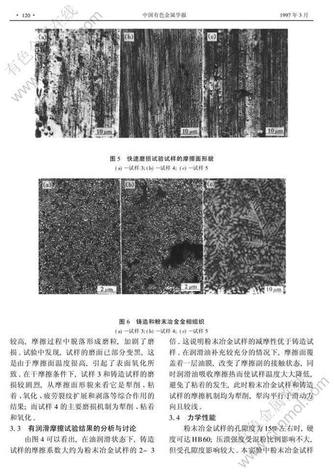 服装辅料与锌合金金相分析