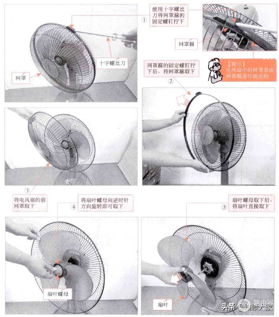 加工工艺设备与电风扇支架怎么拆卸