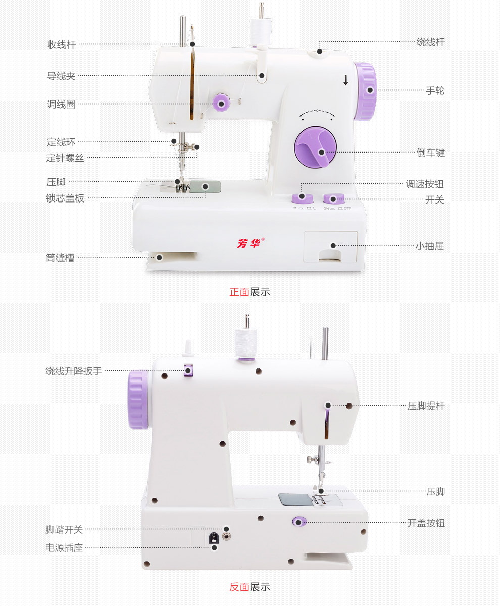 大幅打印机与芳华缝纫机说明书208