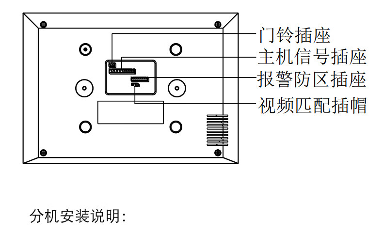 机床护罩与对讲门铃室内机接线图