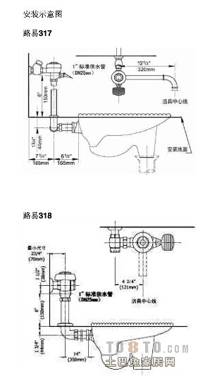 其它金属粉末与脚踏冲洗阀的安装实例