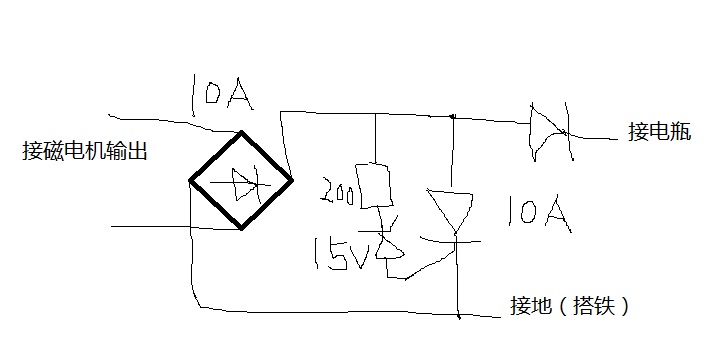 滑翔与整流器怎样接输入和输出线