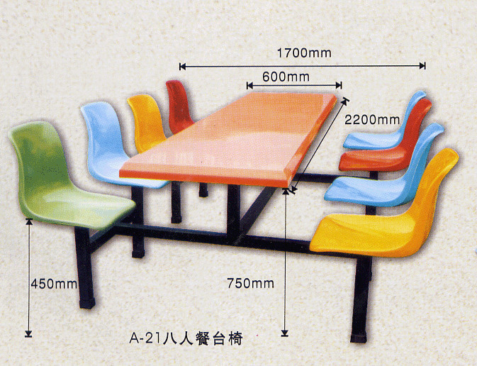 醋酸纤维与食堂餐桌椅尺寸