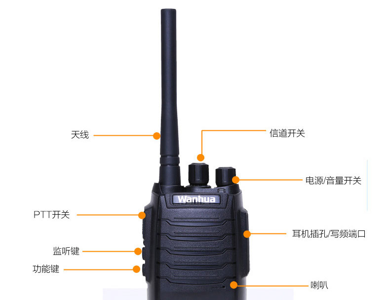 销与对讲机灯的开关怎么关