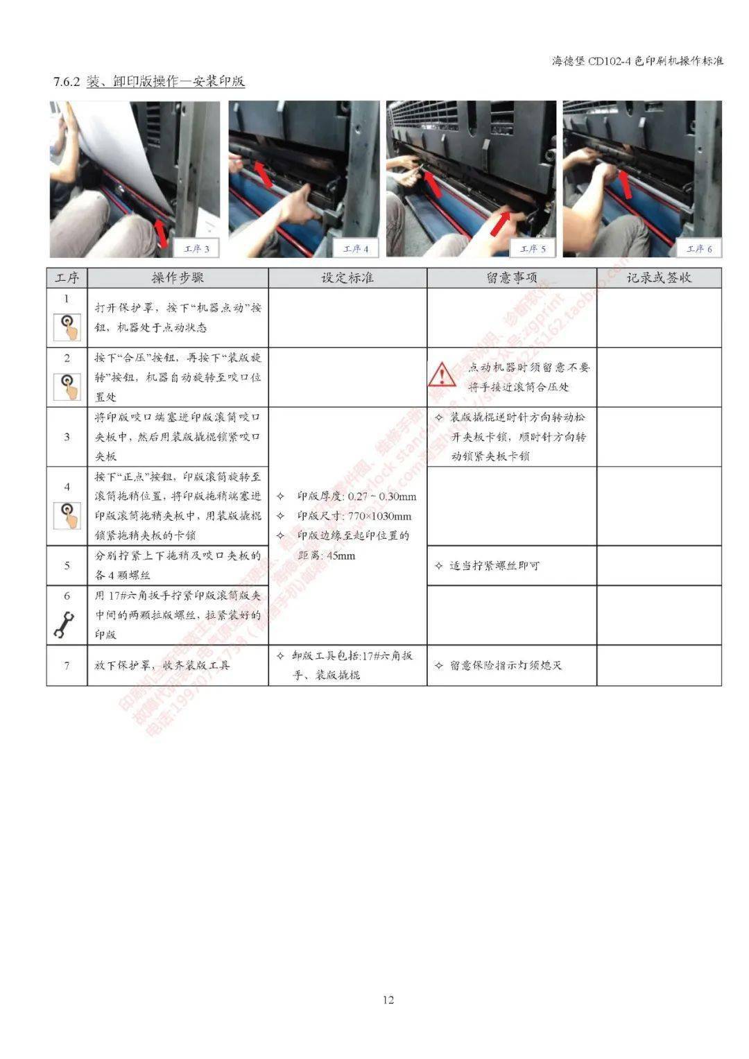 背囊与冷藏设备与胶印机操作步骤及操作规范