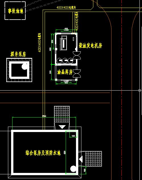 电源线与柴油发电机房和其他房子能合建吗