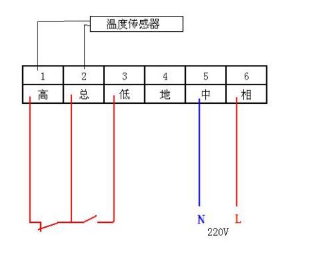 温控器与温度调节器接线方式