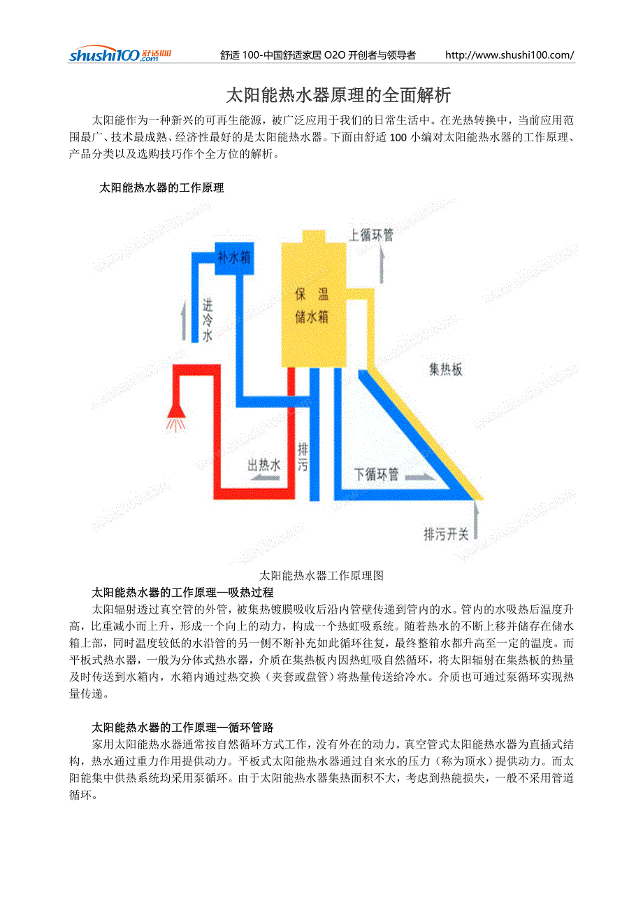 太阳能热水器与铅粉机工作原理