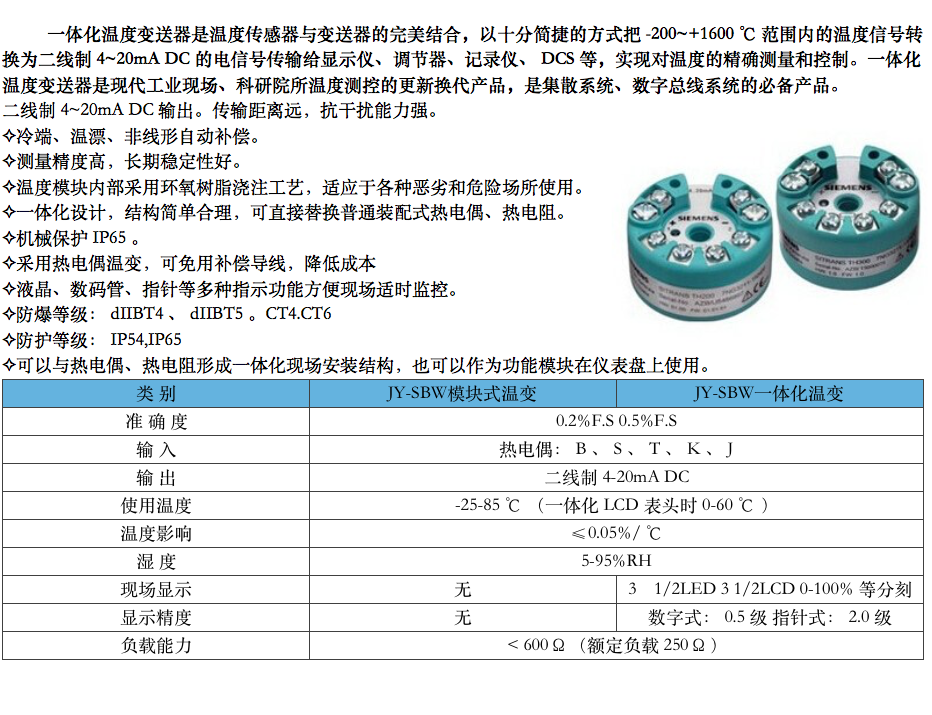 滤芯与带温度变送器热电偶