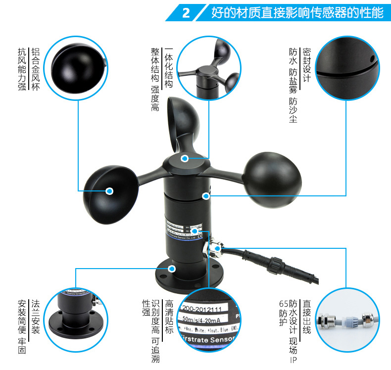 休闲服与风速仪配件组装