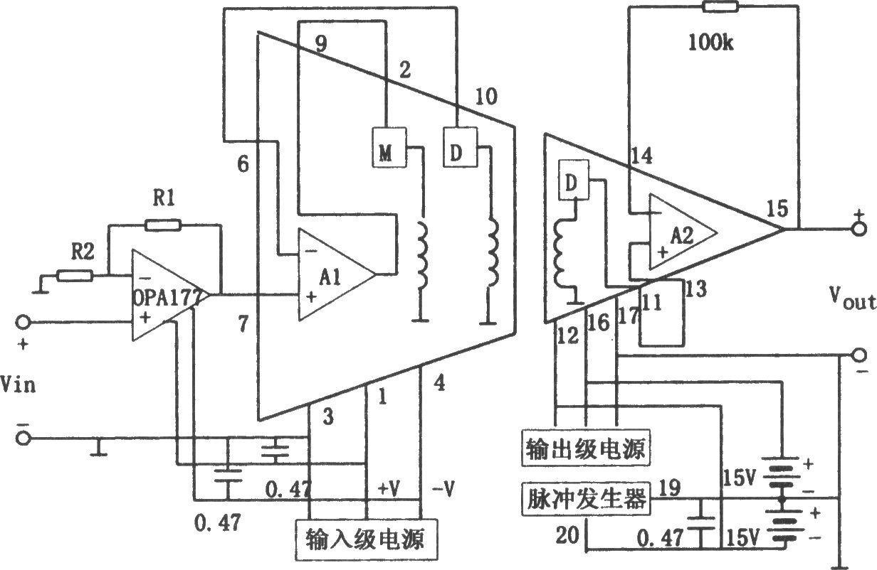 电压测量仪表与信号屏蔽器电路