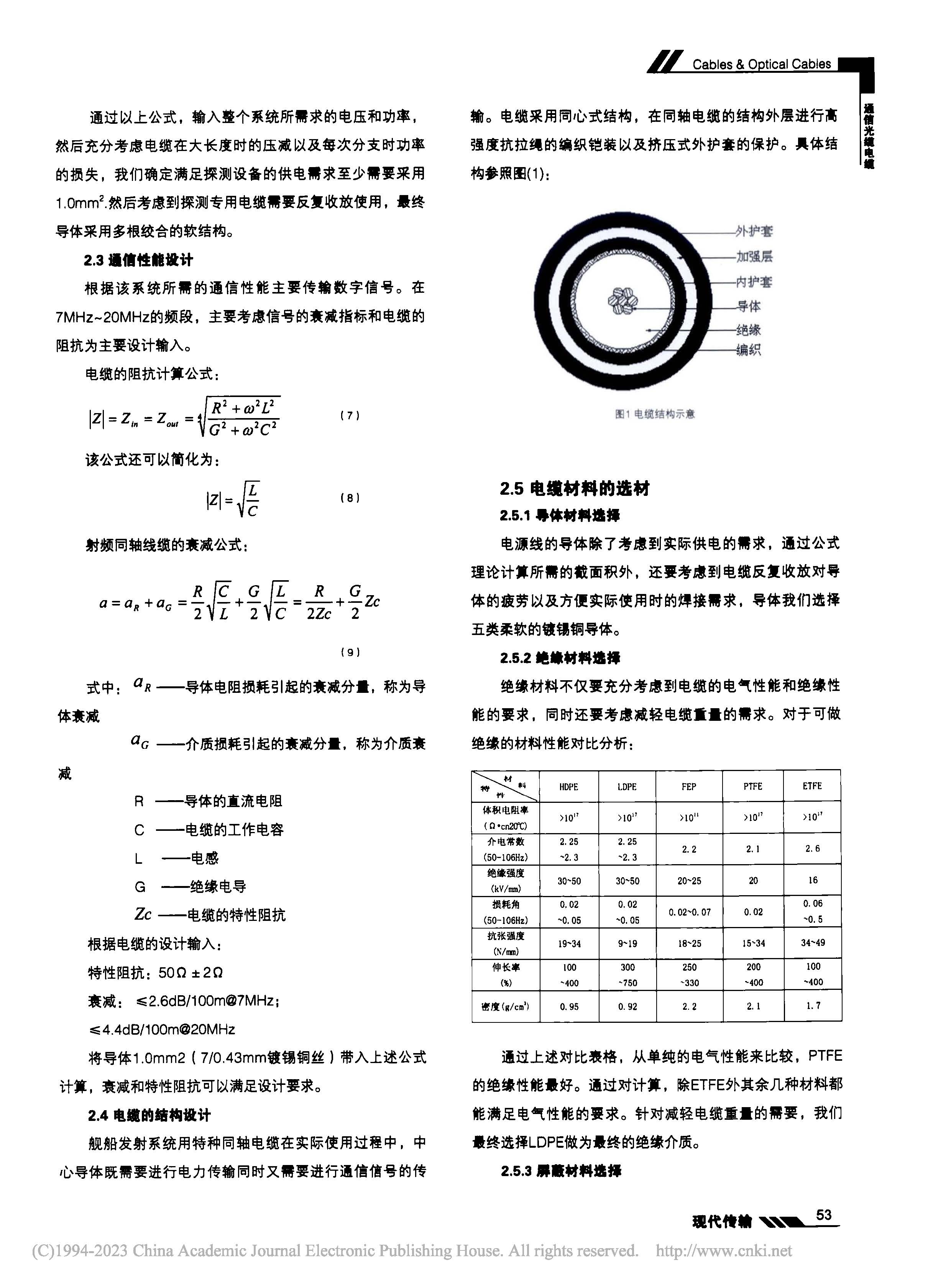 燃煤发电机组与测绘同轴电缆电场的分布