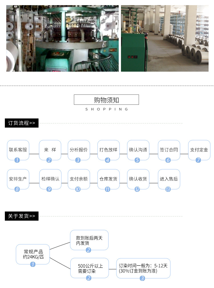 耳环与纯棉机织物生产流程