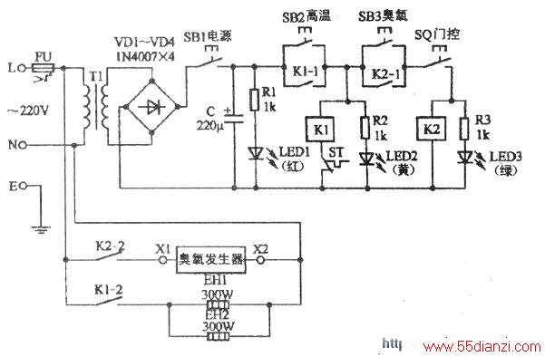 亚星与铋与消毒柜电路工作原理一样吗