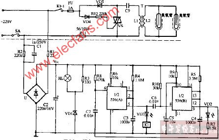 其它民间工艺品与消毒柜的电路图