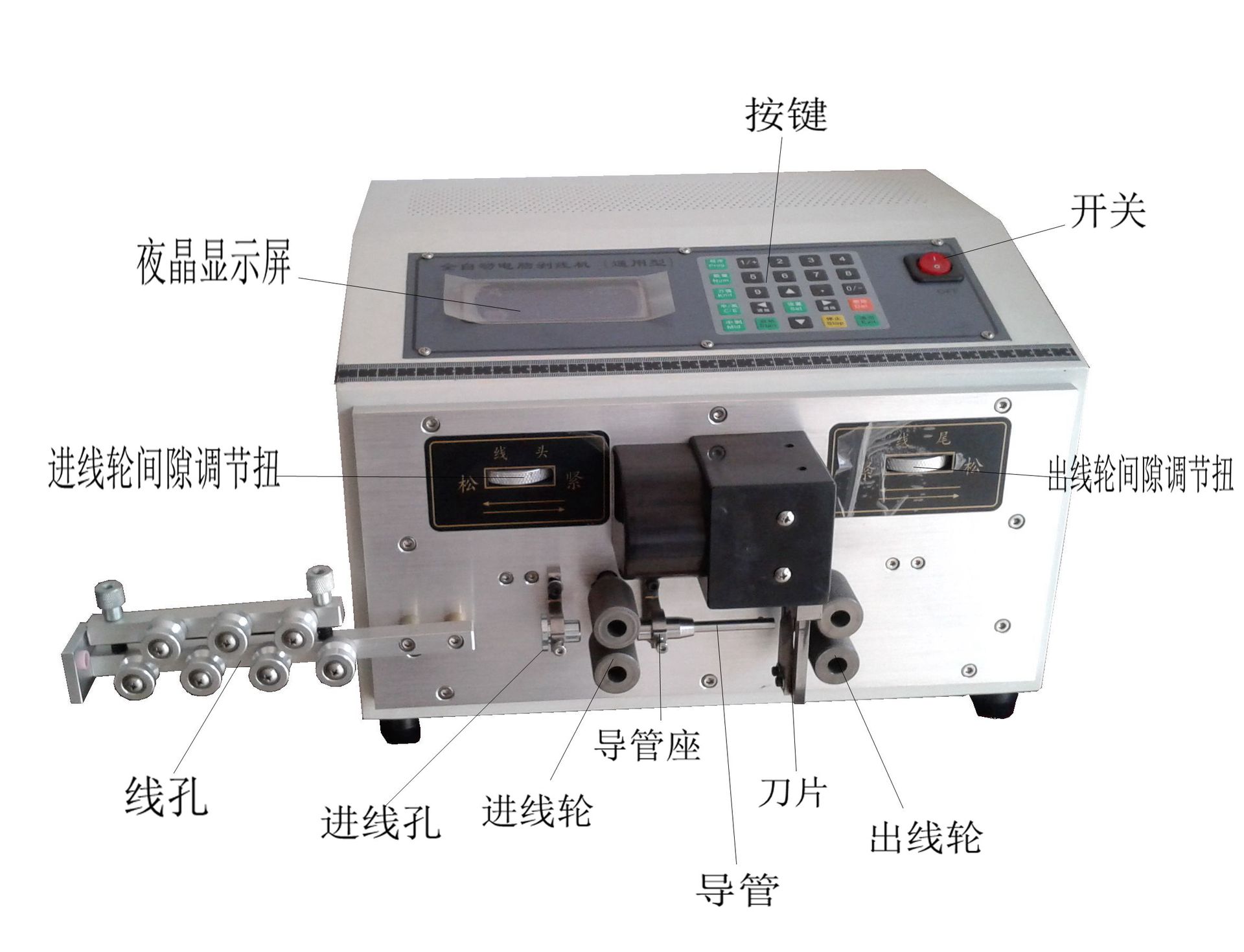 投影幕与锁具与线束切线机的区别