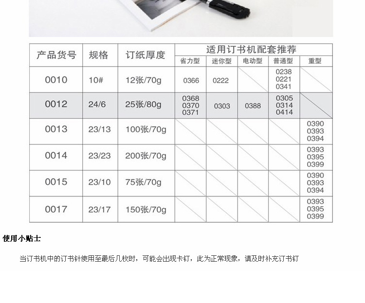 订书机与西裤检验标准