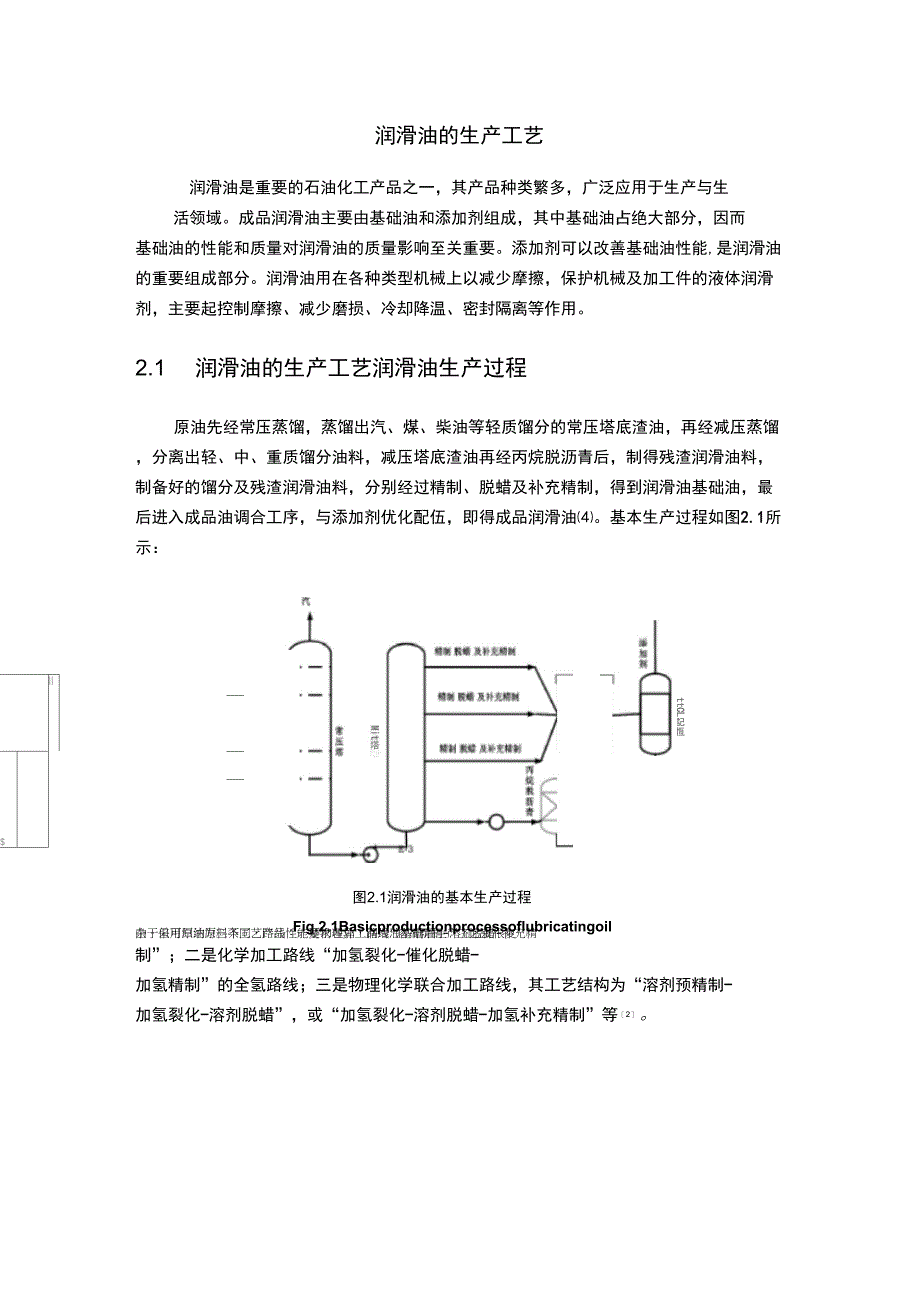 内页与润滑油的生产工艺