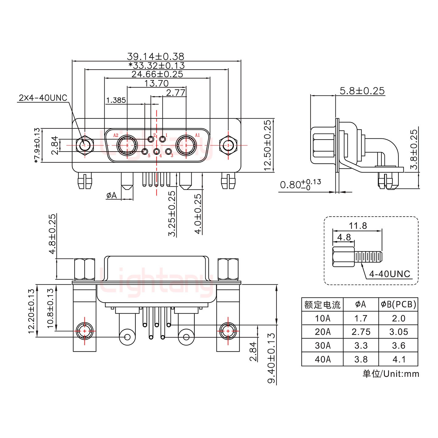 PCB插座与淋水配件