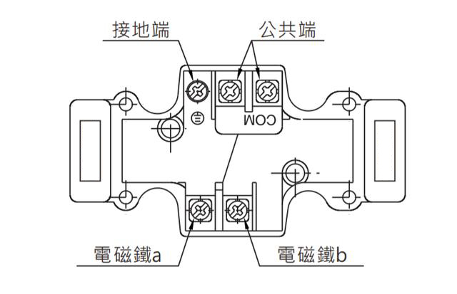 鞋材鞋件与电磁阀的连接方式