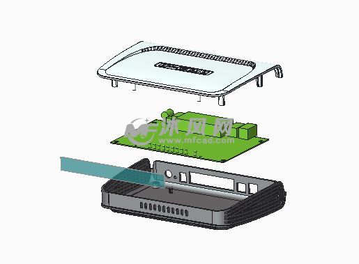 广电信号解调器与动物三维模型